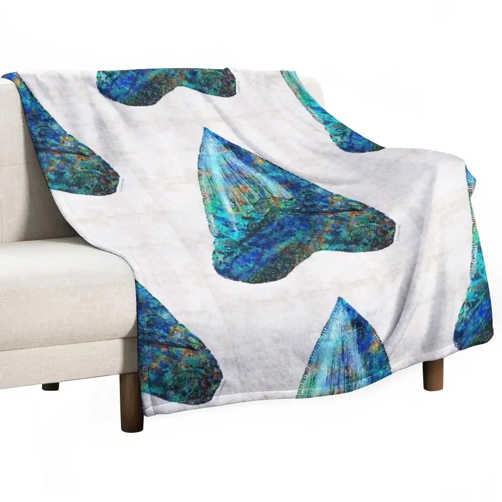 3D Printing Tooth - Blue Shark Tooth Art van Sharon