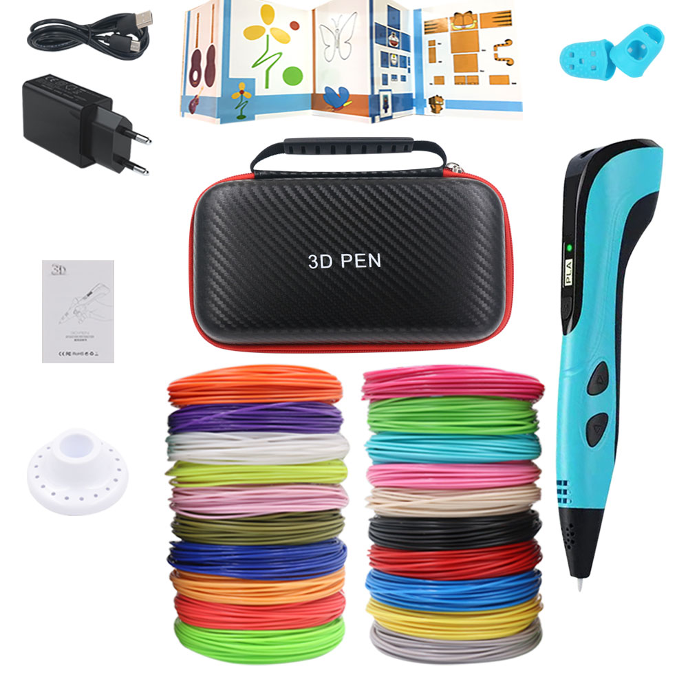 3D Printing Pen For Kids - 2026 Nieuwe 3D-printpen 3D-pen met voedingsadapter