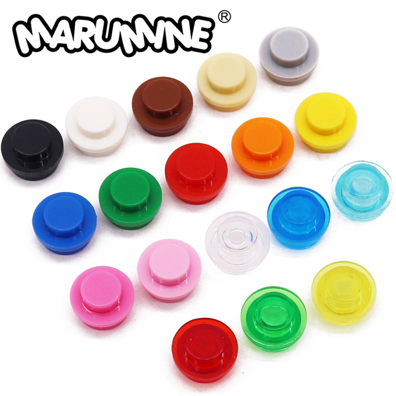 Build Plate - Marumine 1X1 Ronde Plaatstenen 1000Pcs Rechte