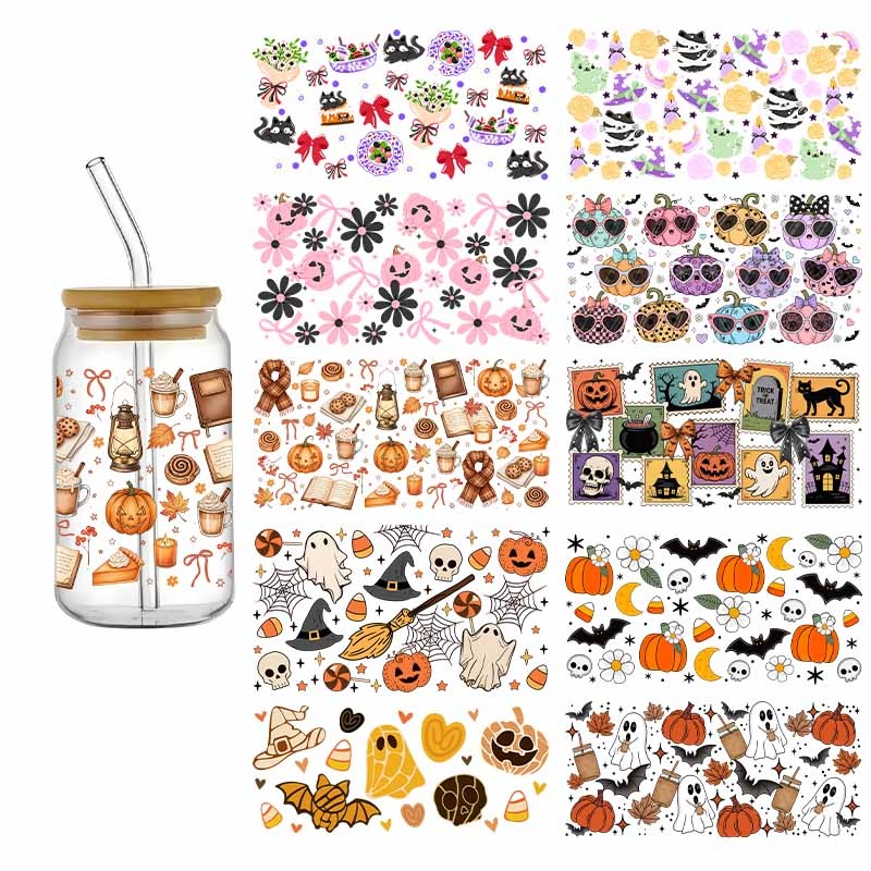 3D Printing Vinyl - 3D Mooie Halloween Pompoen Spooky UV
