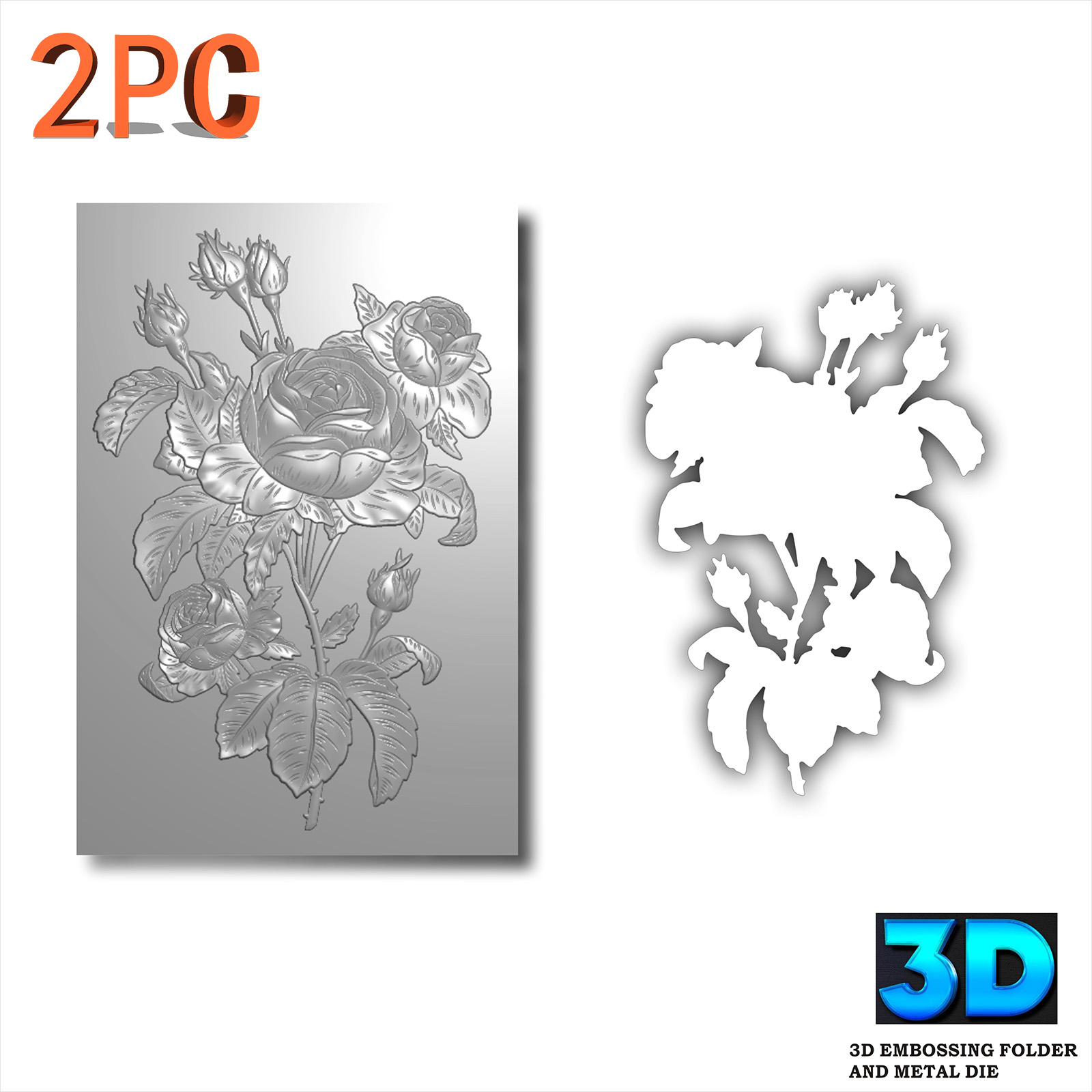 3D Printing Ideas - Rose Art Achtergrond Bloem Design 3D