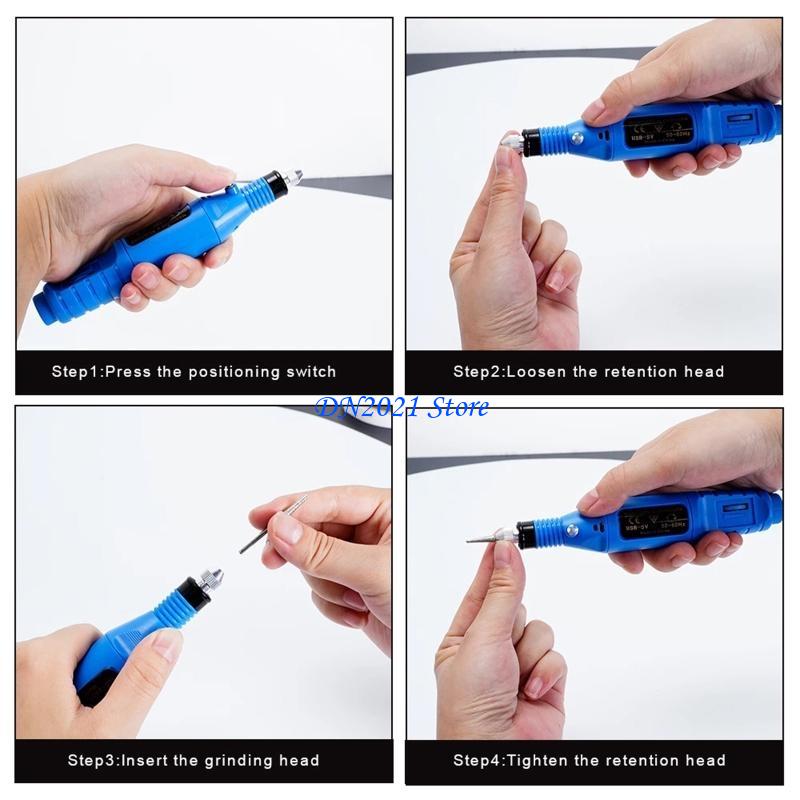 3D Printing Pen - F3KE Elektrische boorset 3D-printen Mini elektrische