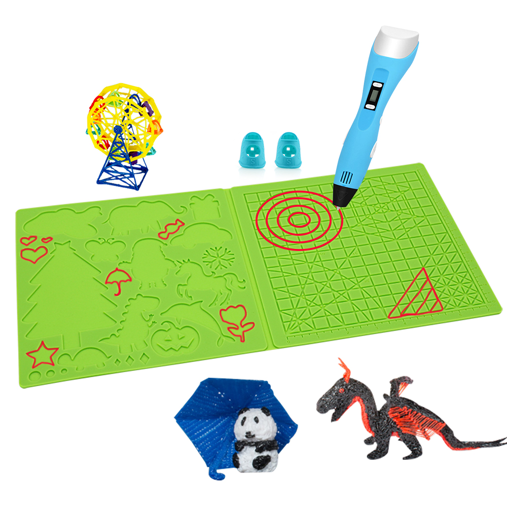 3D Printing Pen For Kids - 3D-printpen siliconen pad met basis geometrische