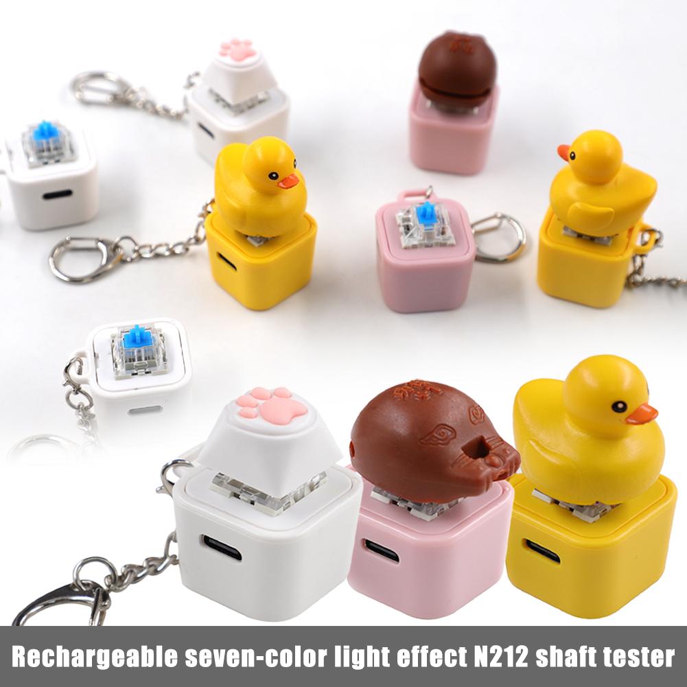 3D Printing Keyboard Keys - Keycap-stijl Schattige kleine gele eend Keycaps