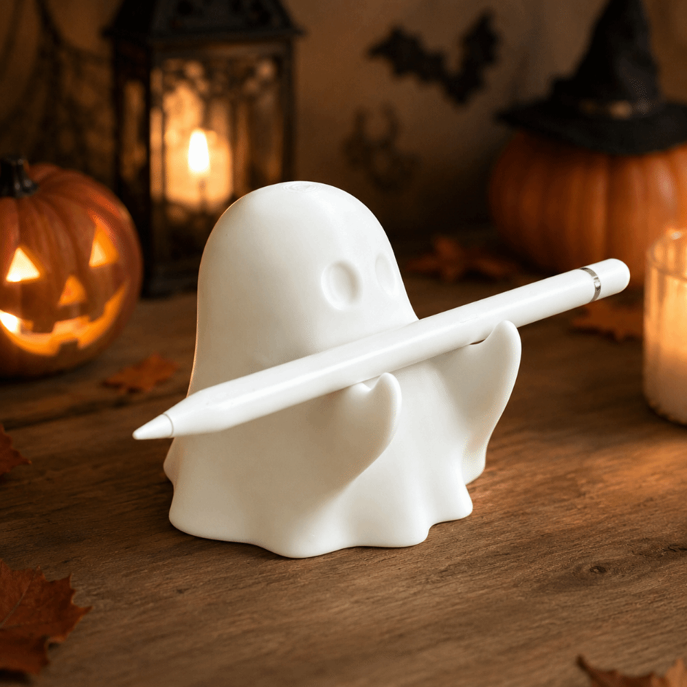 3D Printing Pen - 3D-geprinte spookpenhouder Leuk grappig mini-geestbeeldje Decoratief