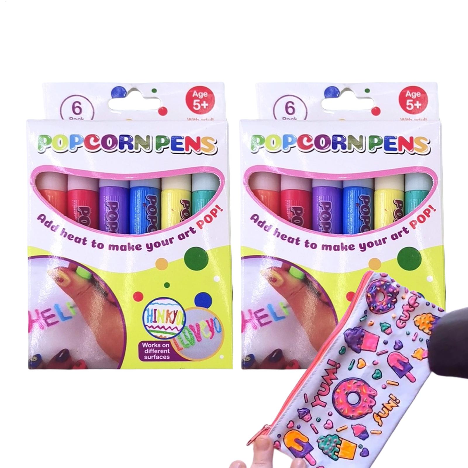 3D Printing Pen For Kids - 2set DIY Bubbel Popcorn Tekenen Stiften
