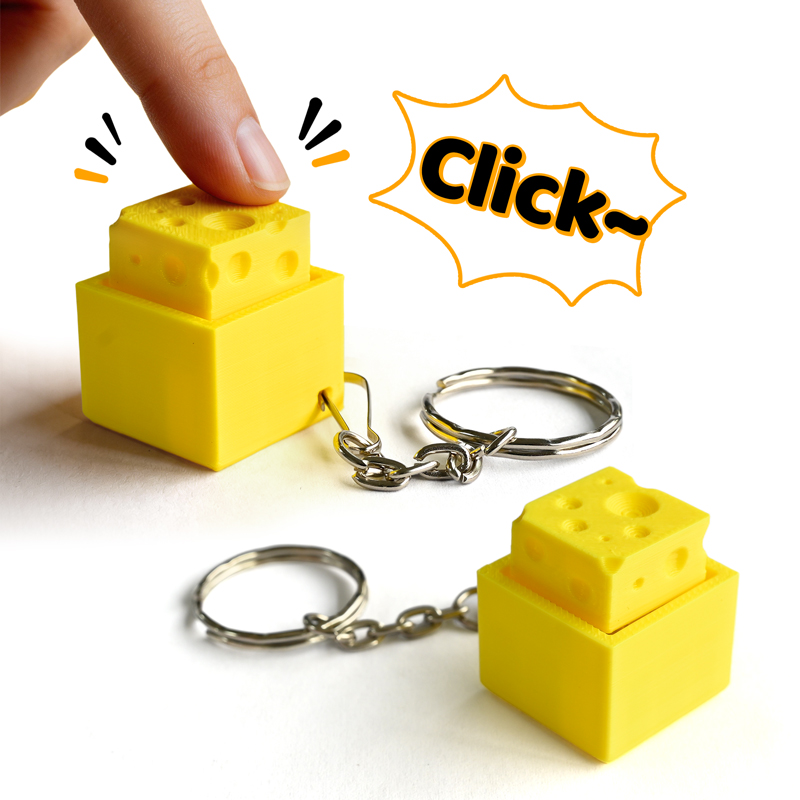 3D Geprinte Cheesy Key Fidget  - 3D Printing Toys recensie en prijs