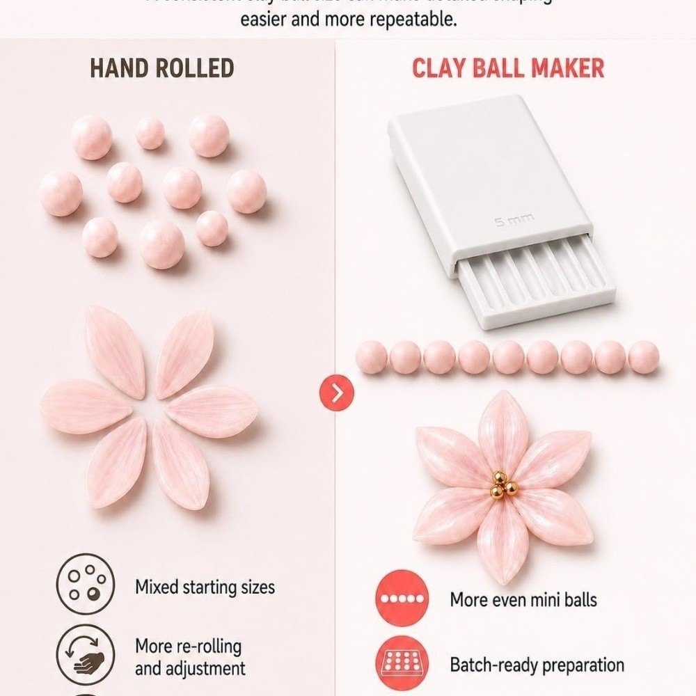 4-delige 2-5mm kleigelbalmaker - 3D Printing Maker recensie en prijs