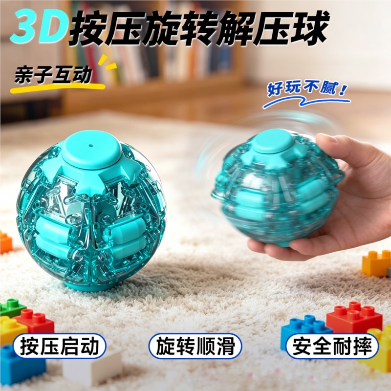 Stressbal Gladde draaibare fid - 3D Printing Ideas recensie en prijs