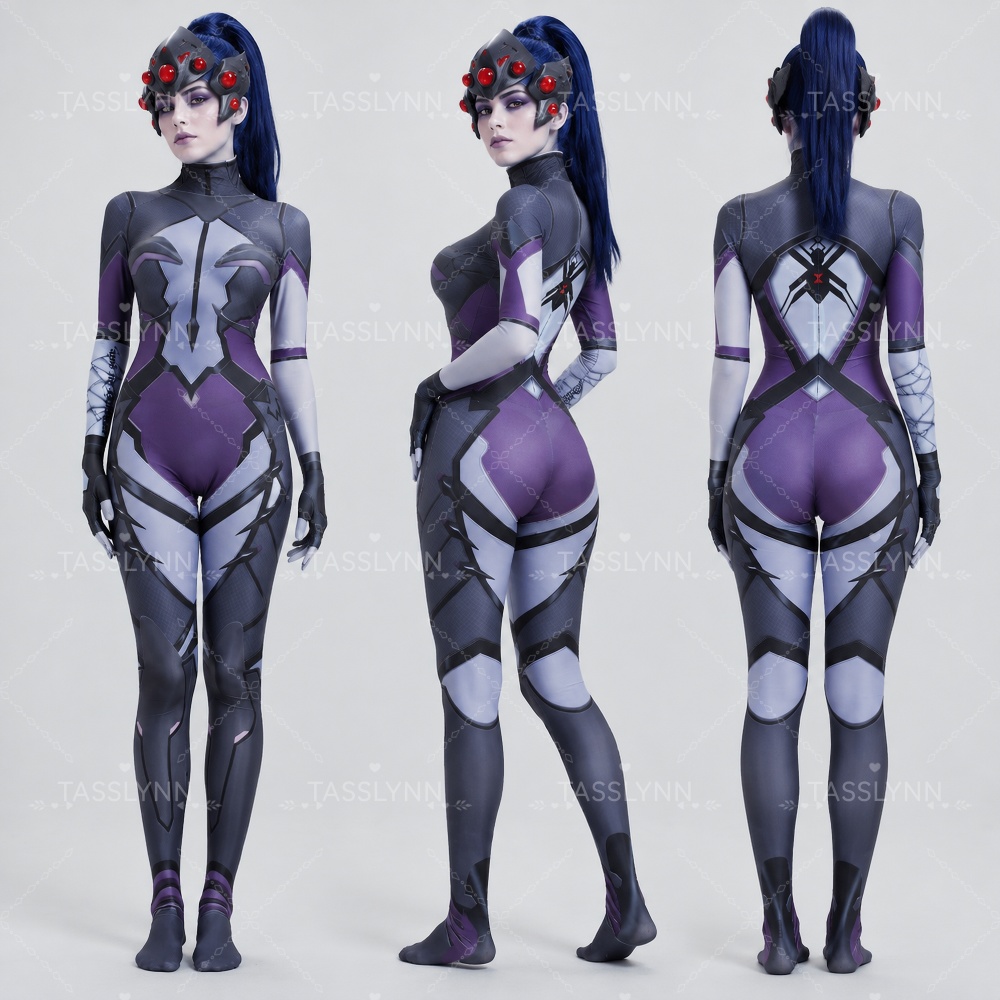 Overwatch Widowmaker Donkerpaa - 3D Printing Game recensie en prijs