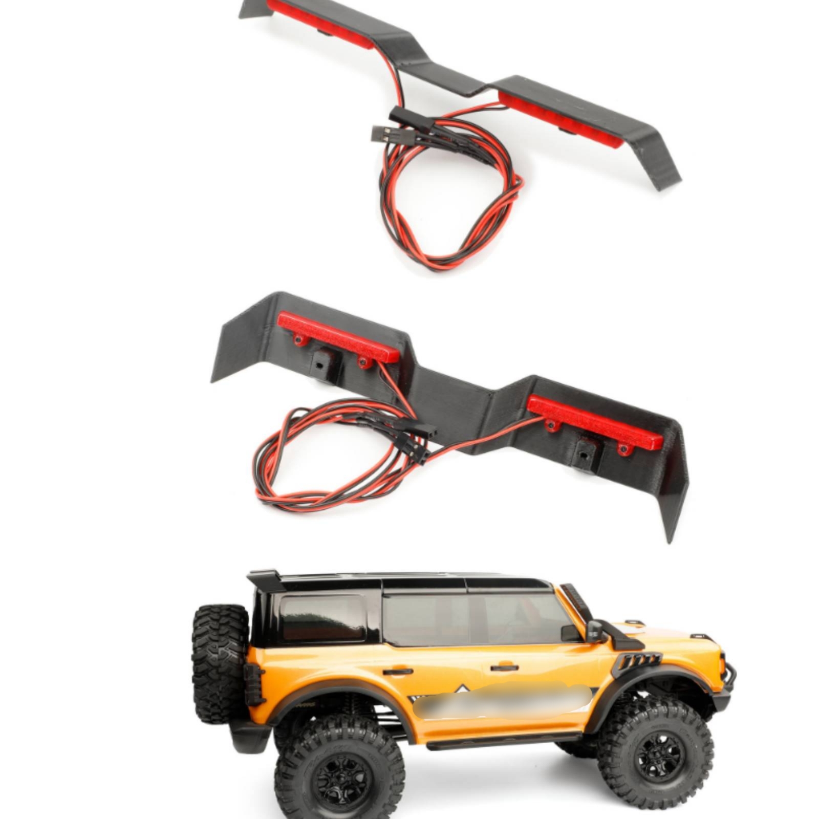 Dakspoiler met LED 3D-geprinte - 3D Printing Toys recensie en prijs