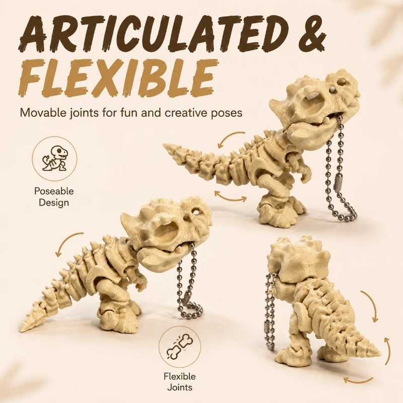 Nieuw 3D-geprint Tyrannosaurus - 3D Printing Toys recensie en prijs