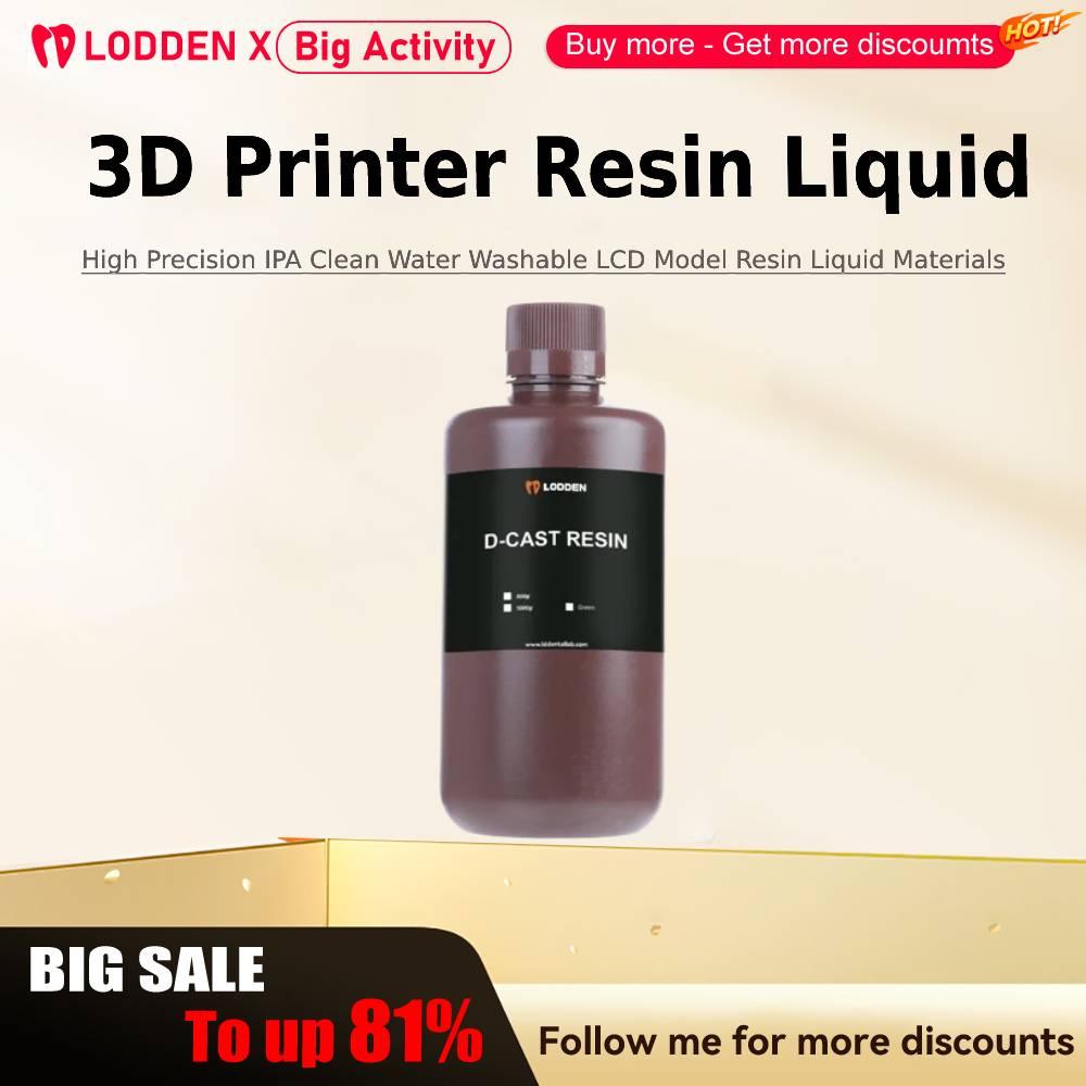 Lodden 3D Printer Hars Vloeist - 3D Printing Maker recensie en prijs