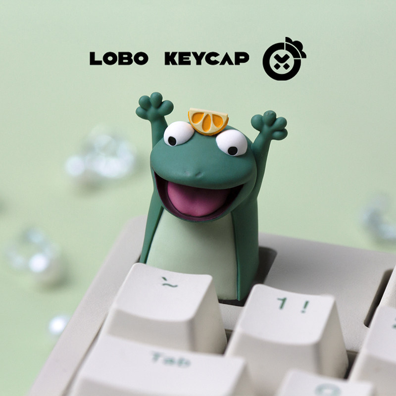 Lobo Keycap Cute Lizard Anime  - 3D Printing Keyboard Keys recensie en prijs