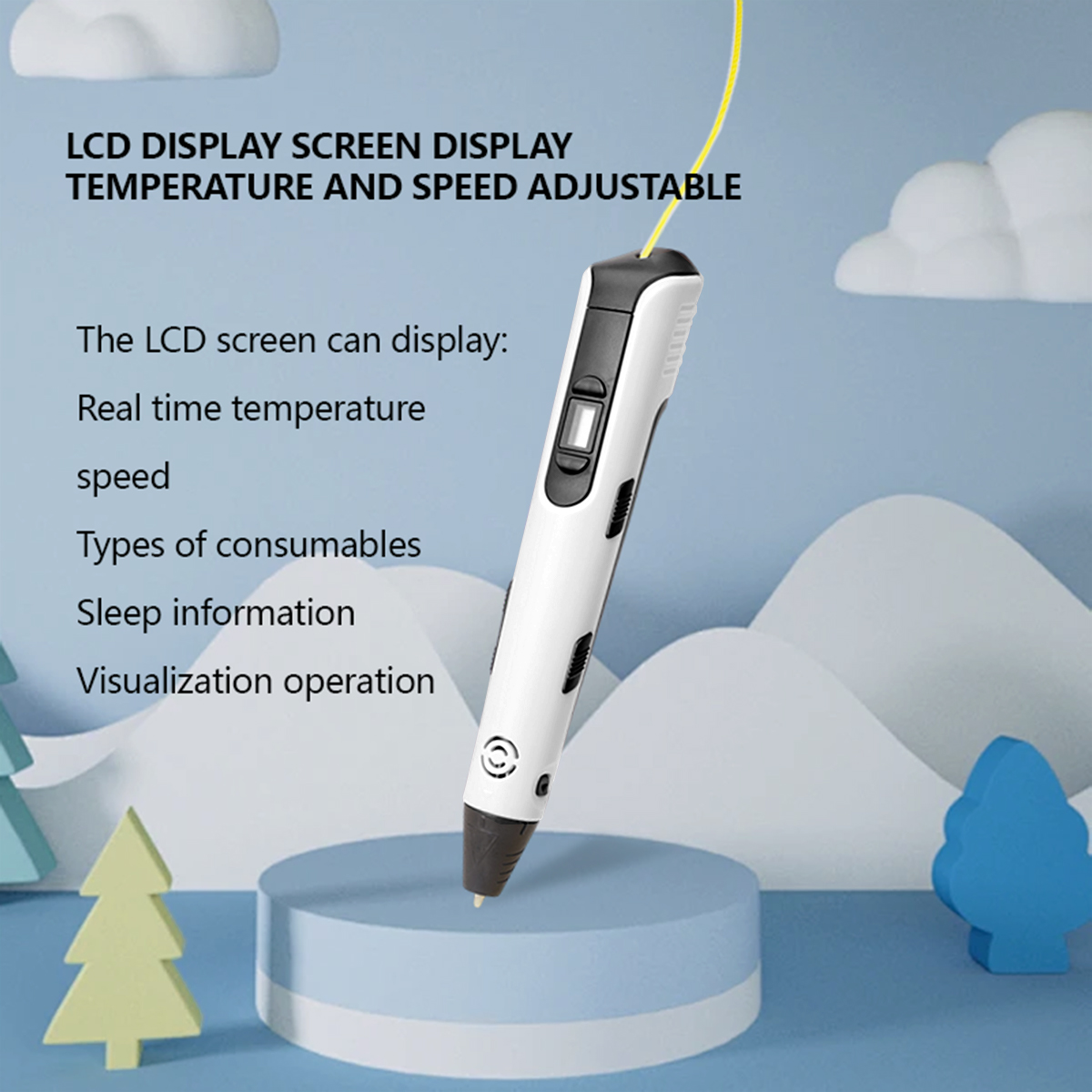 Verbeterde 3D-printpen 9-meter - 3D Printing Pen For Kids recensie en prijs