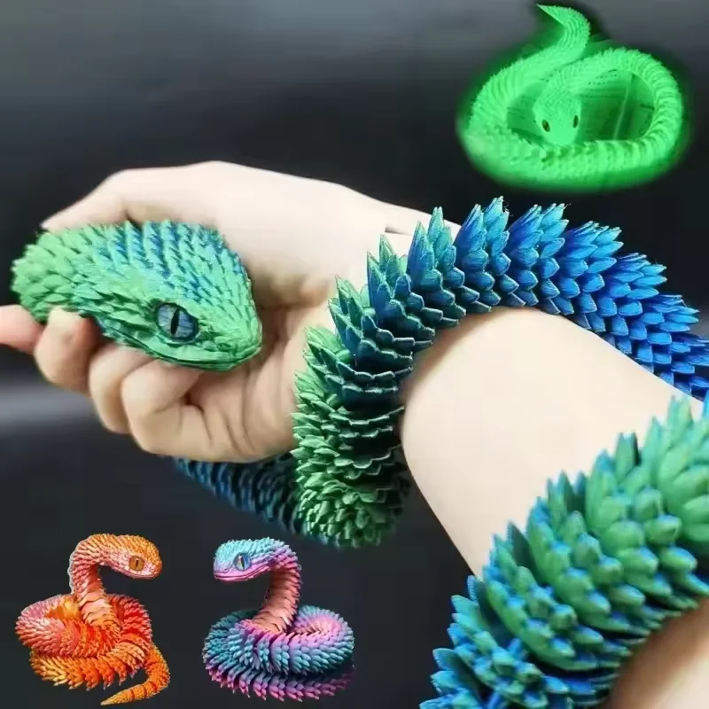 3D-geprinte slang beweegbaar g - 3D Printing Joints recensie en prijs
