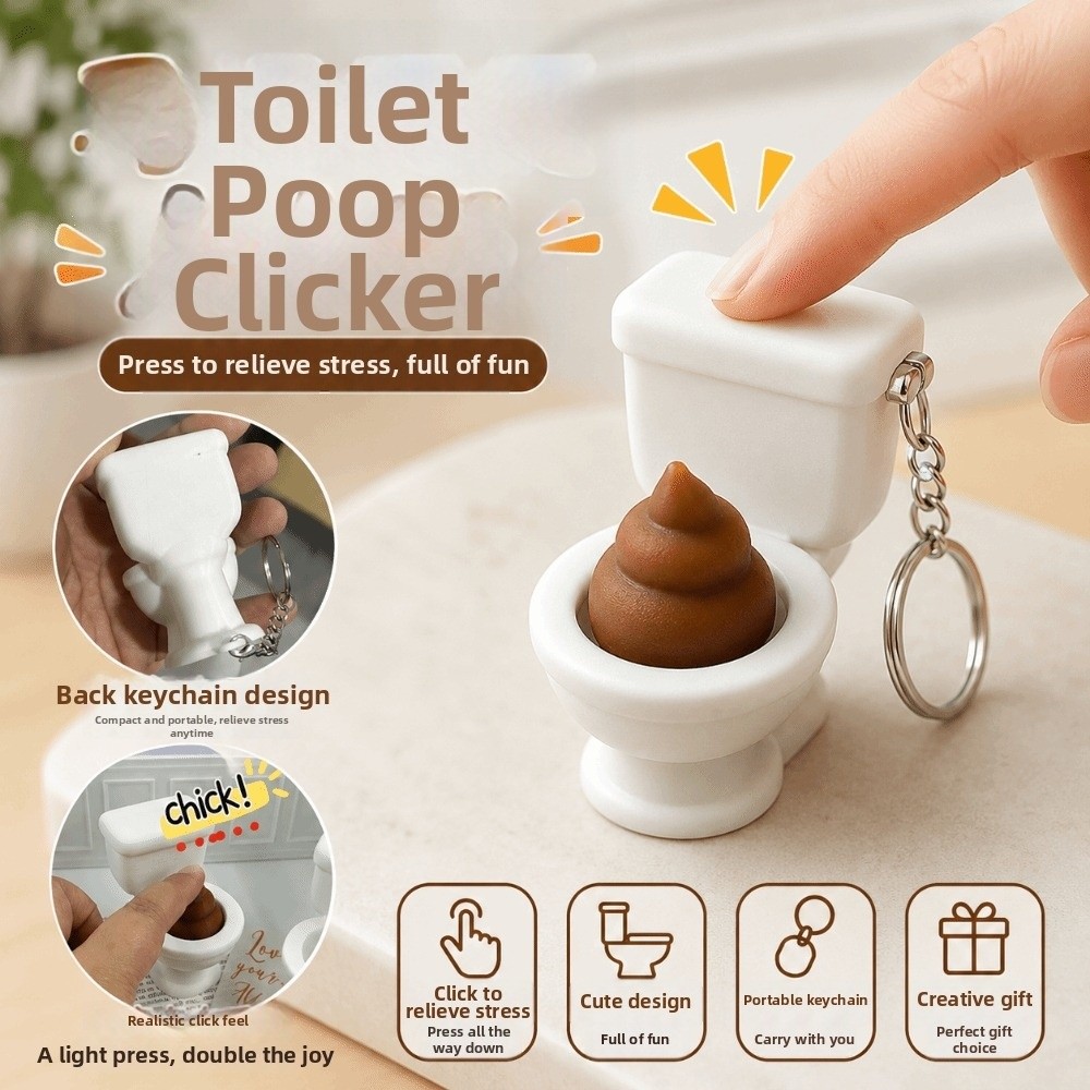 Nieuwigheid 3D-geprinte toilet - 3D Printing Keyboard Keys recensie en prijs