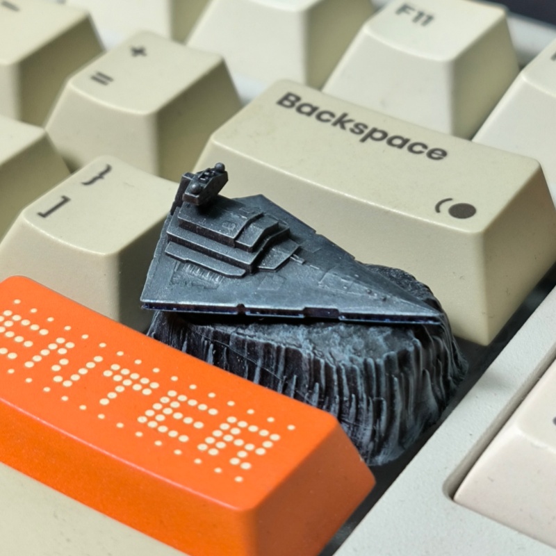 HCY Death Star Artisan Keycap  - 3D Printing Keyboard Keys recensie en prijs