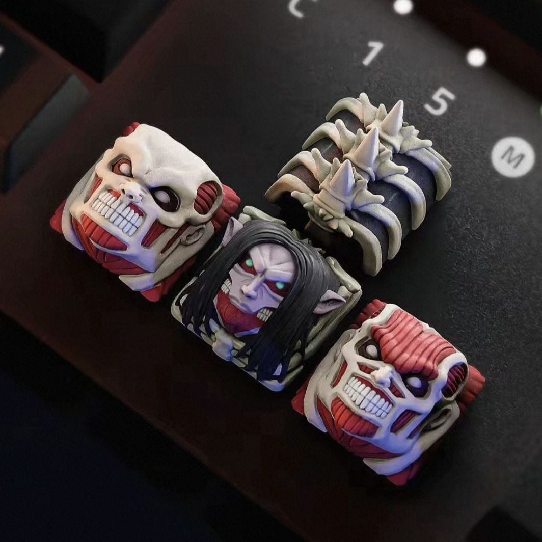 NIEUWE Attack on Titan Co bran - 3D Printing Keyboard Keys recensie en prijs