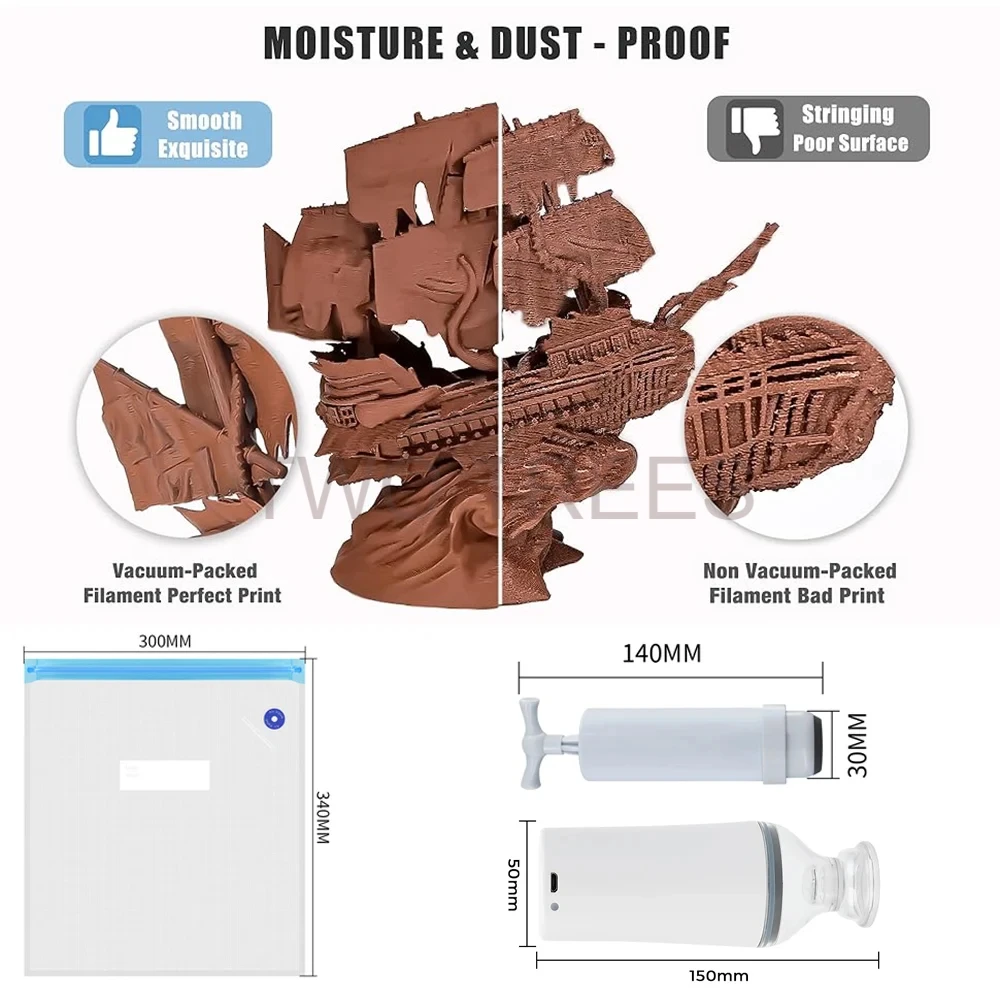 3D Print Vacuümzak Filamentdro - Petg Filament recensie en prijs
