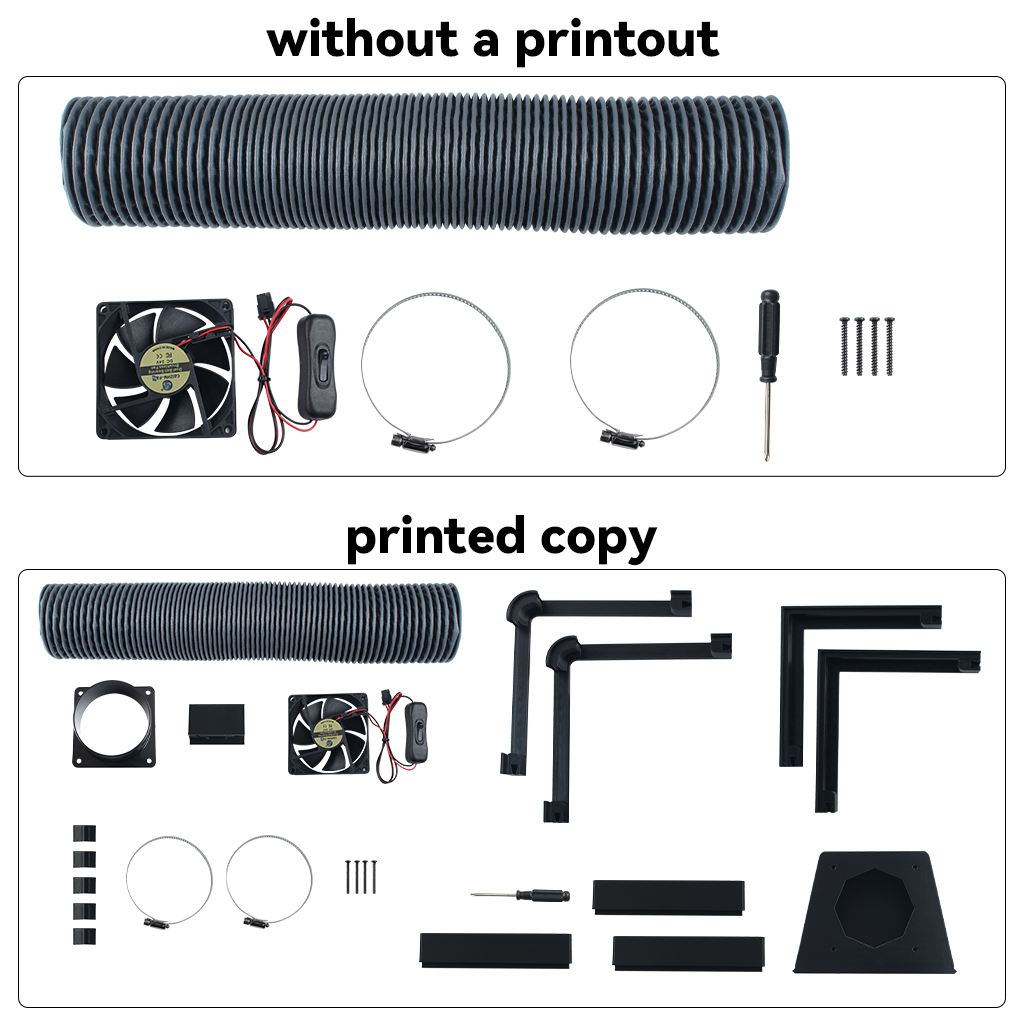 Externe uitlaatventilatorset v - 3D Printing Bambu recensie en prijs