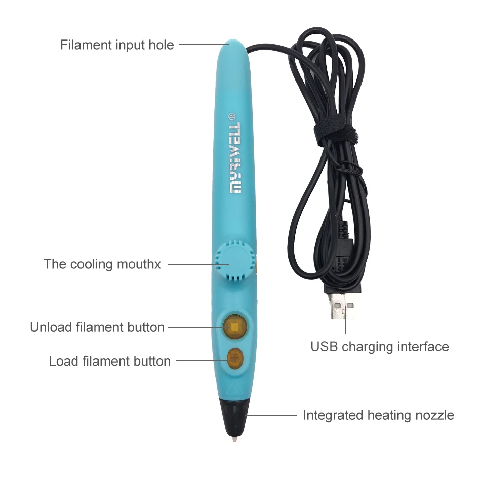 Myriwell Nieuwste RP-200A 3D P - 3D Printing Pen For Kids recensie en prijs