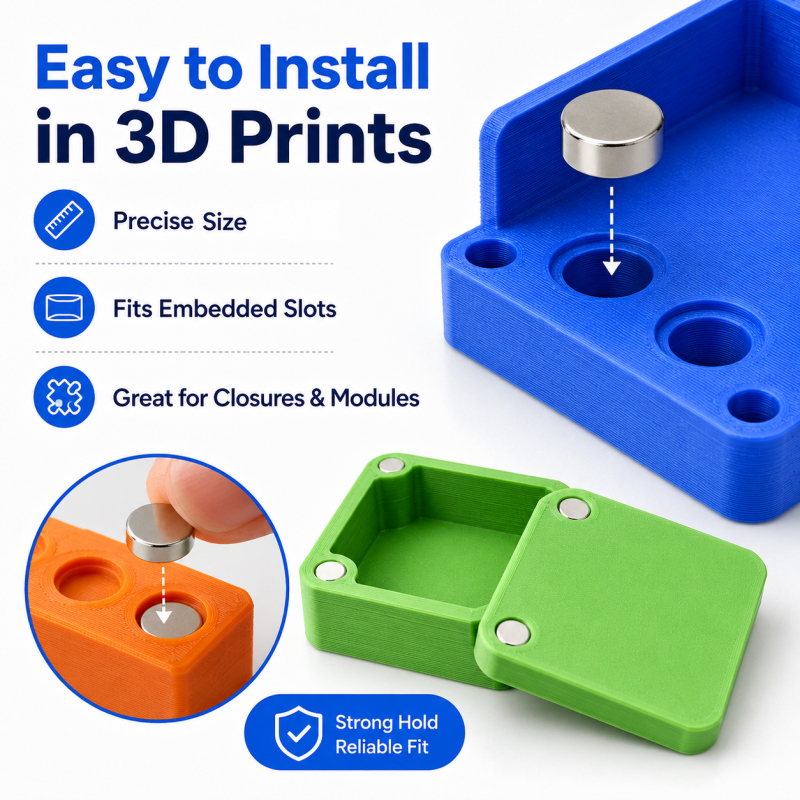 200 stuks/doos 3D-printmagnete - 3D Printing Bambu recensie en prijs