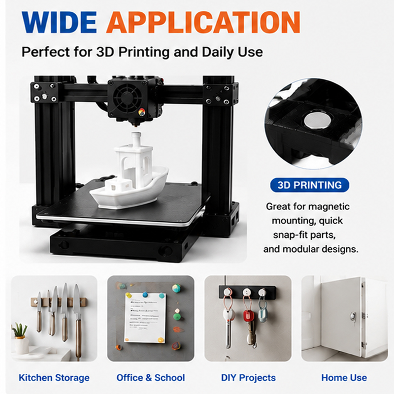 200 stuks/doos 3D-printmagnete - 3D Printing Bambu recensie en prijs