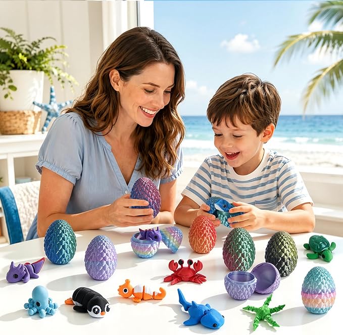 24 stuks 3D geprinte verrassin - 3D Printing Toys recensie en prijs