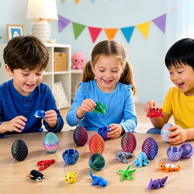 24 stuks 3D geprinte verrassin - 3D Printing Toys recensie en prijs